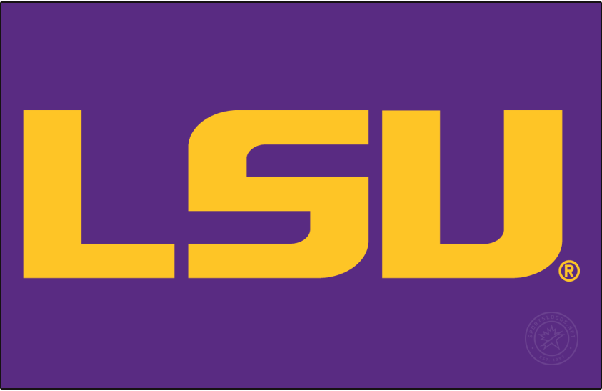 LSU Tigers 2014-Pres Primary Dark Logo diy DTF decal sticker